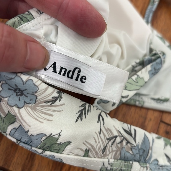 Andie bikini set Valencia top Super High Waisted Bottom Tuscan floral sz S NWOT - Picture 7 of 9